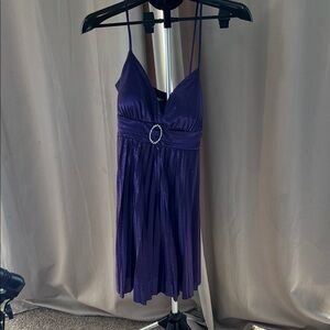 Speechless Purple Mini Dress with Sparkle Detail